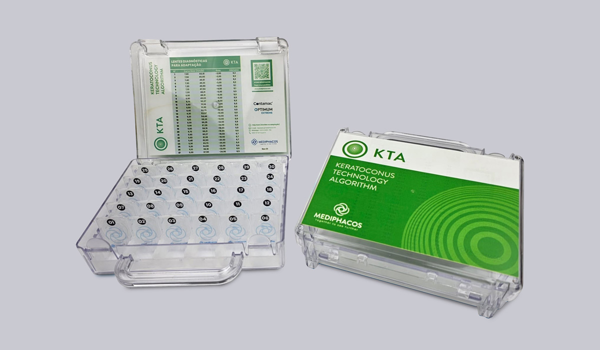 CAIXA DE PROVA P/LENTES ESCLERAIS